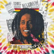 Load image into Gallery viewer, Vintage Bob Marley Songs Of Freedom Big Print Tie Dye Tee
