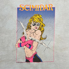 Load image into Gallery viewer, Vintage 1989 Scimidar Rob Davis Adult Comic Promo Tee
