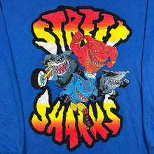 Load image into Gallery viewer, Street Sharks TV Show Promo Long Sleeve Modern Bootleg Tee
