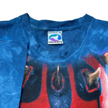 Load image into Gallery viewer, Vintage Liquid Blue Darth Maul Star Wars Movie Promo Tie Dye Tee
