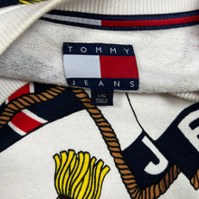 Load image into Gallery viewer, Tommy Hilfiger AOP Flags Retro Crewneck Sweatshirt
