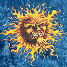 Load image into Gallery viewer, Vintage 1996 Liquid Blue Angry Sun &amp; Moon Tie Dye Tee
