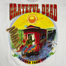 Load image into Gallery viewer, Vintage 1995 Grateful Dead Train Summer Tour Band Tee
