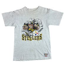 Load image into Gallery viewer, Vintage 1993 Pittsburgh Steelers Football Break Through Tee
