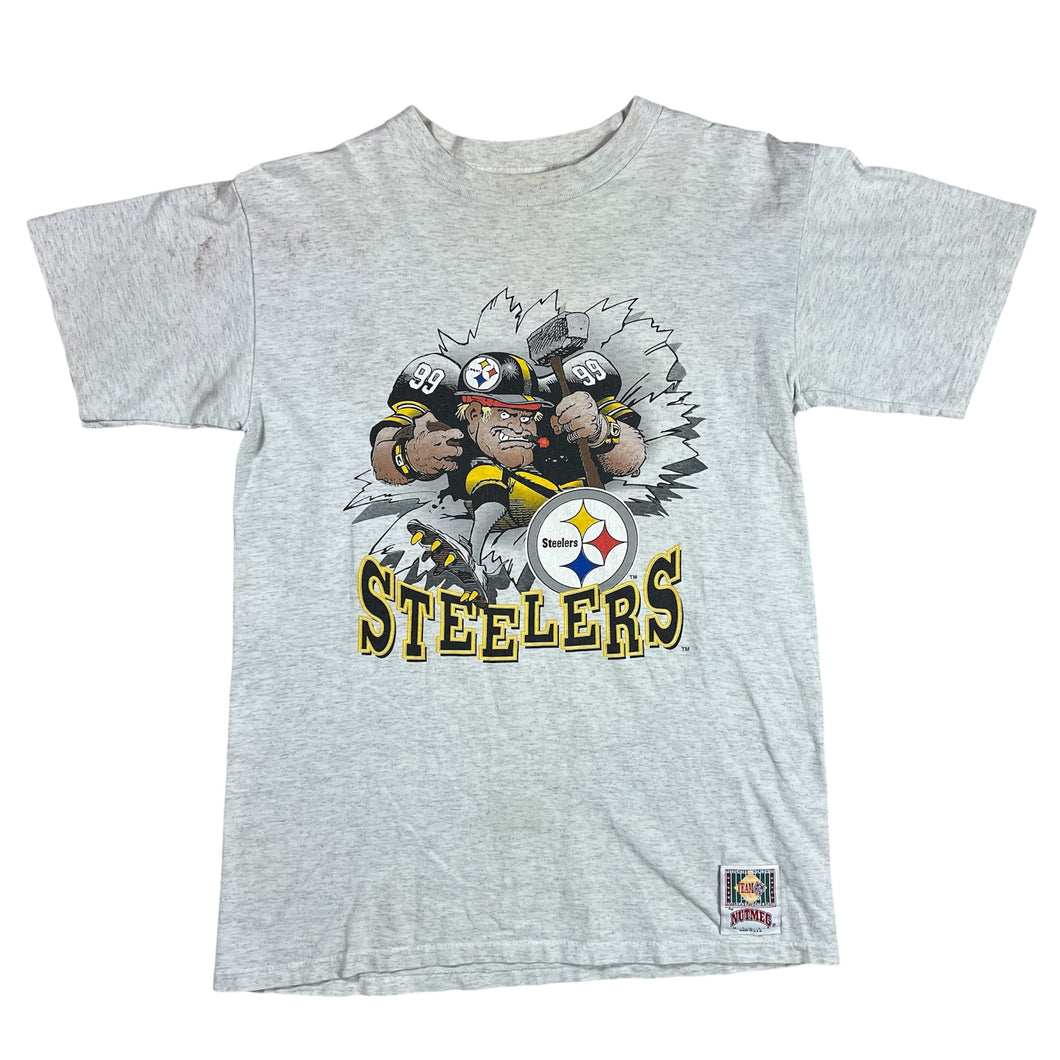 Vintage 1993 Pittsburgh Steelers Football Break Through Tee