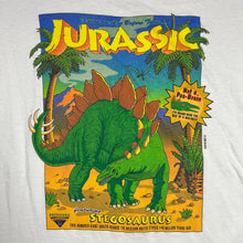 Load image into Gallery viewer, Vintage Jurassic Stegosaurus Dinosaur Dan Gilbert Art Tee
