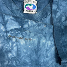 Load image into Gallery viewer, Vintage 1996 Liquid Blue Angry Sun &amp; Moon Tie Dye Tee
