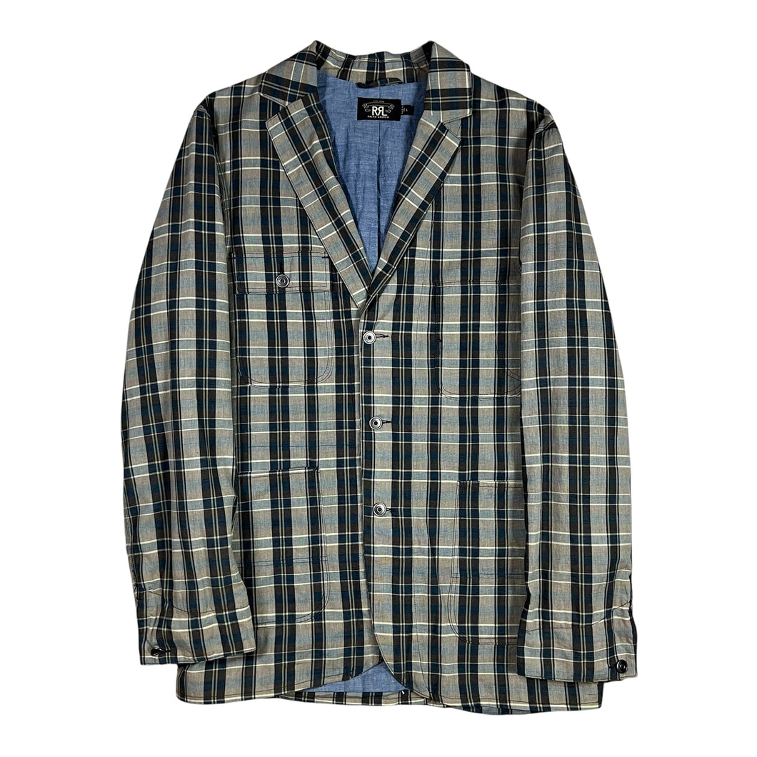 Ralph Lauren Double RL Plaid Madras Work Jacket