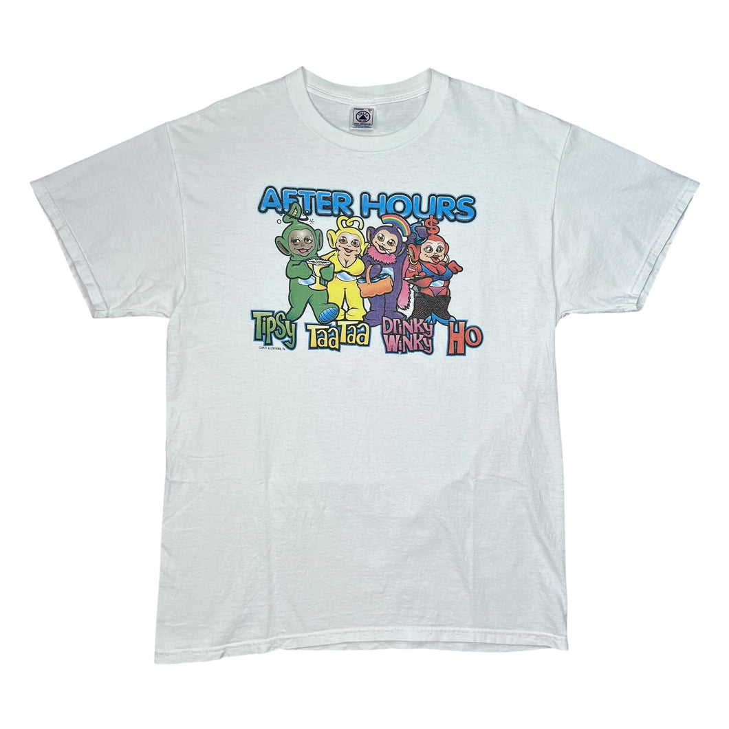 Vintage Teletubbies After Hours Parody Tee