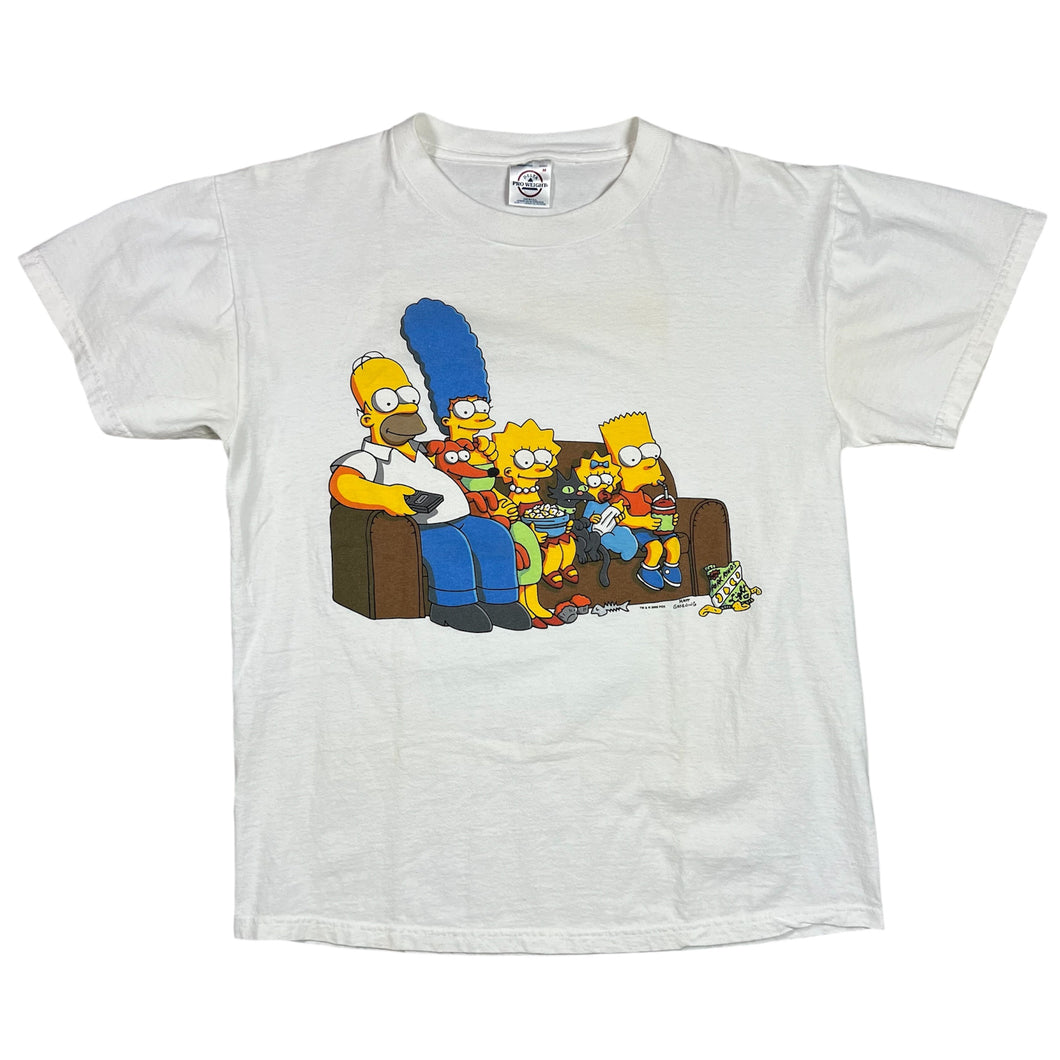 Vintage 2002 The Simpsons TV Show Promo Tee