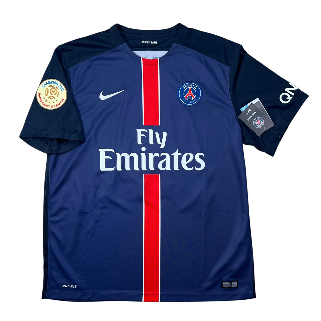 NWT 2015 Nike Paris Saint-Germain Zlatan Ibrahimovic Soccer Jersey