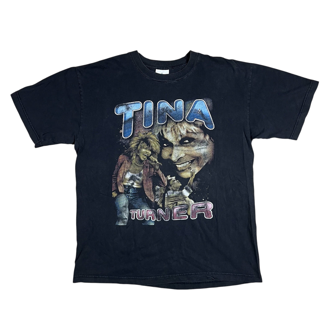 Vintage Tina Turner Parking Lot Bootleg Rap Tee