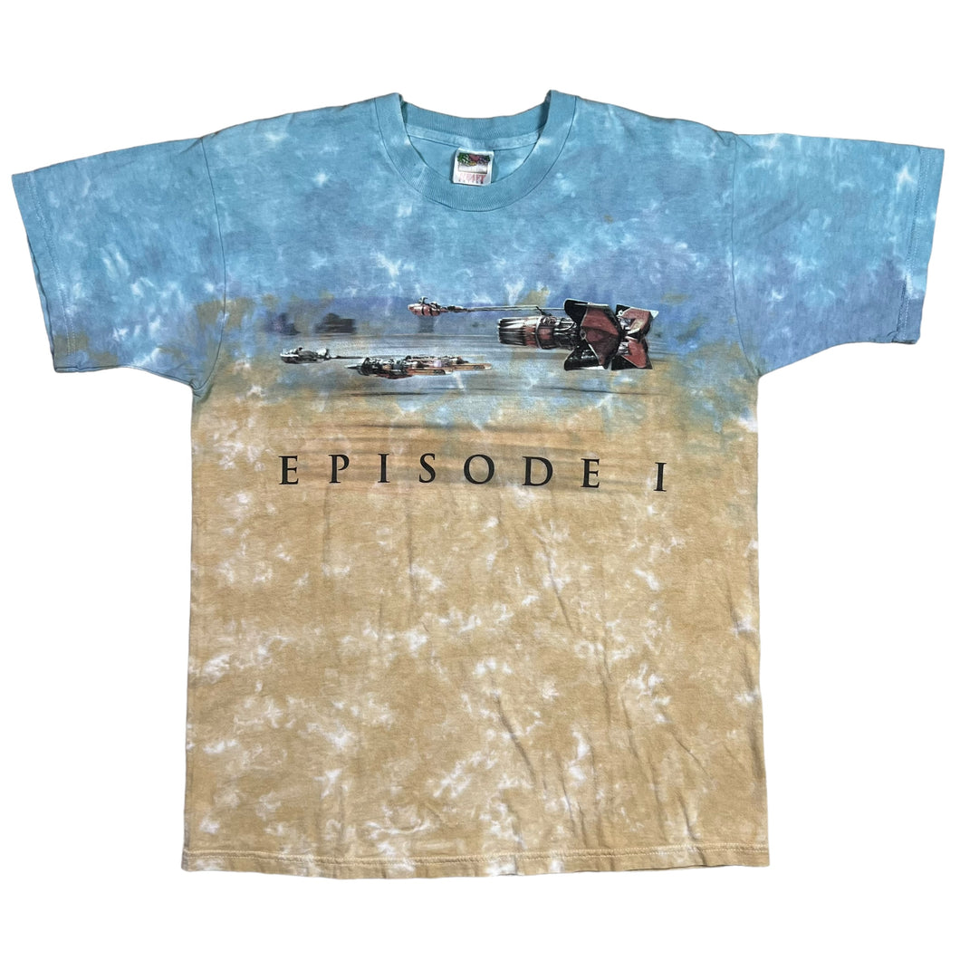 Vintage Star Wars Episode I Tie Dye Movie Promo Tee