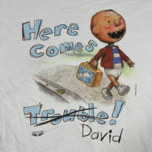 Load image into Gallery viewer, Vintage David Gets In Trouble Book Promo Tee
