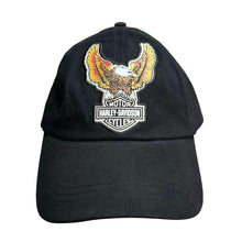 Load image into Gallery viewer, Harley Davidson Motorcycles Eagle Logo StrapBack Hat
