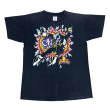 Load image into Gallery viewer, Vintage 1994 Mighty Morphin Power Rangers Black Shattered Glass TV Show Promo Tee

