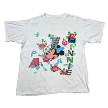 Load image into Gallery viewer, Vintage Disney Minnie Mouse Lenticular Eyes Flower Tee
