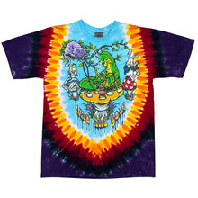 Load image into Gallery viewer, 2014 Liquid Blue Alice In Wonderland All Mad Tie Dye Tee
