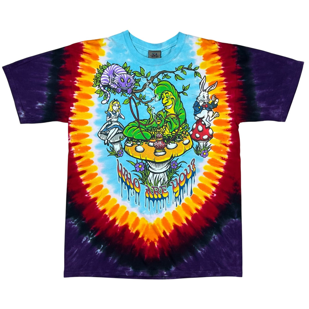 2014 Liquid Blue Alice In Wonderland All Mad Tie Dye Tee