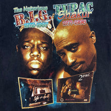 Load image into Gallery viewer, Vintage Notorious B.I.G. Tupac Shakur Miss You Memorial Parking Lot Bootleg Rap Tee
