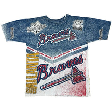 Load image into Gallery viewer, Vintage 1991 Atlanta Braves MLB World Series AOP Tee
