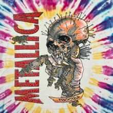 Load image into Gallery viewer, Vintage 2000 Metallica Tie Dye Tour Tee
