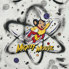 Load image into Gallery viewer, Vintage 1991 Viacom Mighty Mouse Space AOP Promo Tee
