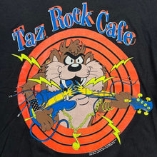 Load image into Gallery viewer, Vintage 1991 Looney Tunes Taz Rock Cafe Tee

