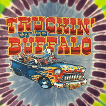Load image into Gallery viewer, Grateful Dead Truckin’ Up To Buffalo Tie Dye Band Tee
