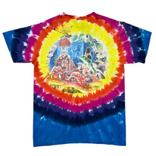 Load image into Gallery viewer, Vintage 1999 Liquid Blue Woodland Elf Nature Tie Dye Tee
