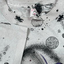 Load image into Gallery viewer, Vintage 1991 Viacom Mighty Mouse Space AOP Promo Tee
