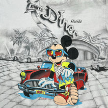 Load image into Gallery viewer, Vintage Disney Mickey Mouse Mickey’s Diner Florida AOP Tee
