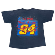 Load image into Gallery viewer, Vintage 1997 Bill Elliot Red Rider Knight McDonalds Promo NASCAR Tee
