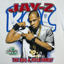 Load image into Gallery viewer, Vintage 2002 Jay Z Sprite Liquid Mix Tour Parking Lot Bootleg Rap Tee
