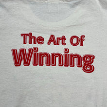 Load image into Gallery viewer, Vintage Campbells Soup Hieroglyphics The Art Of Winning Promo Tee
