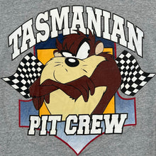 Load image into Gallery viewer, Vintage 1997 Looney Tunes Taz Tasmanian Pit Crew Long Sleeve Tee
