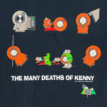Load image into Gallery viewer, Vintage 1998 South Park The Many Deaths Of Kenny TV Show Promo Tee
