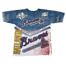 Load image into Gallery viewer, Vintage 1991 Atlanta Braves MLB World Series AOP Tee
