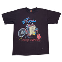 Load image into Gallery viewer, Vintage 1993 Harley Davidson Looney Tunes Taz Rock N Roll Striped Tee
