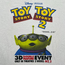 Load image into Gallery viewer, Vintage Disney Pixar Toy Story 3D Double Feature Movie Promo Tee

