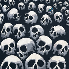 Load image into Gallery viewer, Vintage 1992 Liquid Blue Chris Pinkerton Skulls AOP Tee
