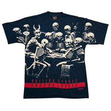 Load image into Gallery viewer, Vintage 1994 Rolling Stones Voodoo Lounge Skeletons AOP Tee
