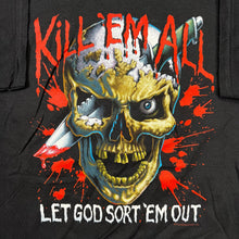 Load image into Gallery viewer, NWOT Skull Solider Kill Em All Let God Sort Em Out Thunder Sportswear Tee
