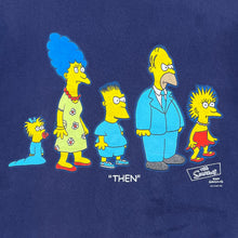 Load image into Gallery viewer, Vintage 2001 The Simpsons Then &amp; Now TV Show Promo Tee
