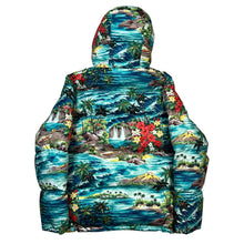 Load image into Gallery viewer, Polo Ralph Lauren Tropical Beach Floral 750 Hooded Puffer Jacket
