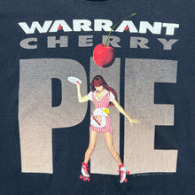 Load image into Gallery viewer, Vintage 1990 Warrant Cherry Pie Band World Tour Tee
