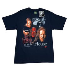 Load image into Gallery viewer, NWT Vintage 1998 NWO Wolfpac In The House Wrestling Tee
