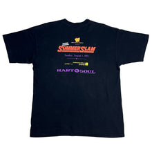 Load image into Gallery viewer, Vintage 1997 WWF Summerslam Hart &amp; Soul Undertaker Bret Hart Wrestling Tee
