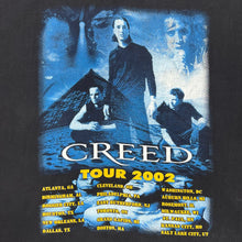 Load image into Gallery viewer, Vintage 2002 Creed Parking Lot Bootleg Tour Tee
