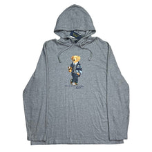 Load image into Gallery viewer, NWT Polo Ralph Lauren Football Bear Long Sleeve Hoodie Tee
